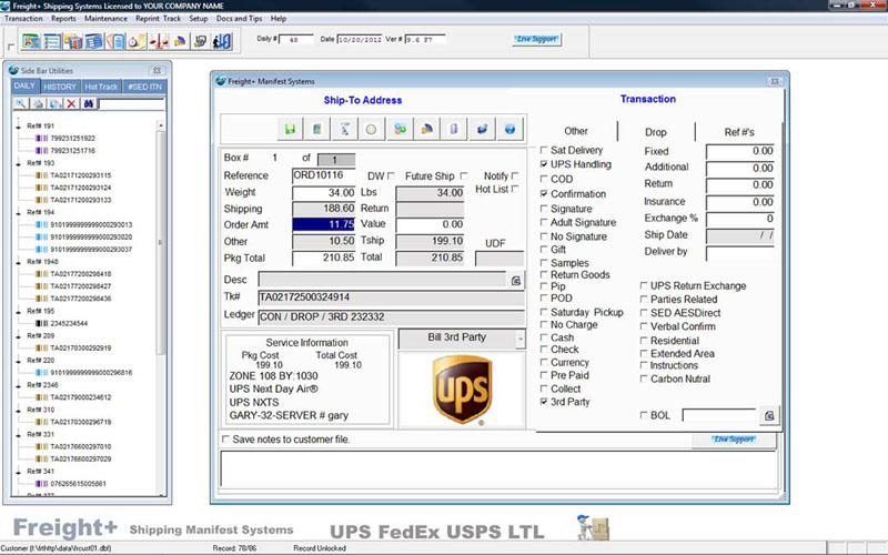 Freight+ Multi-Carrier Shipping Software USPS/UPS/FedEx Certified LTL